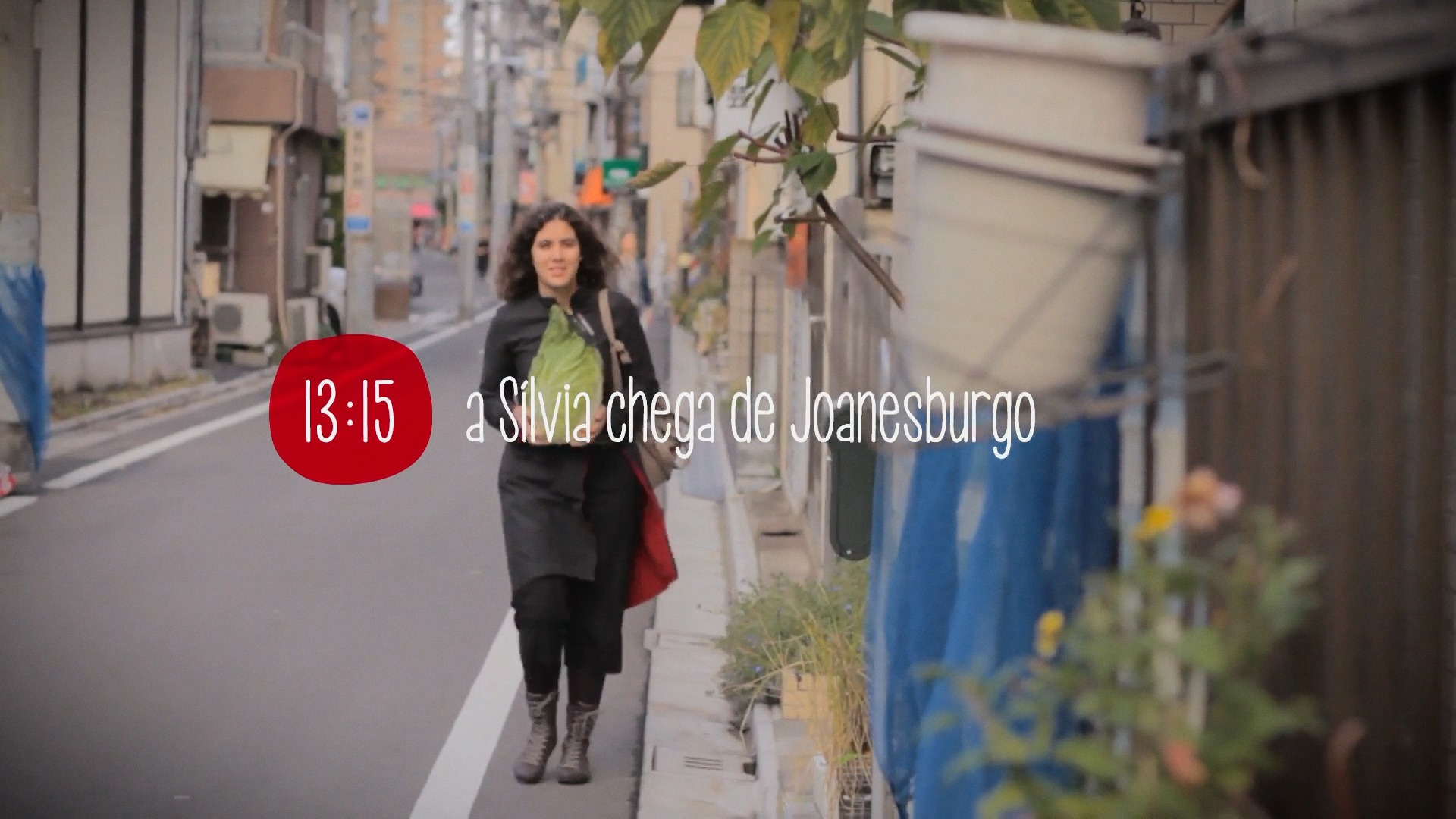 A Sílvia chega de Joanesburgo