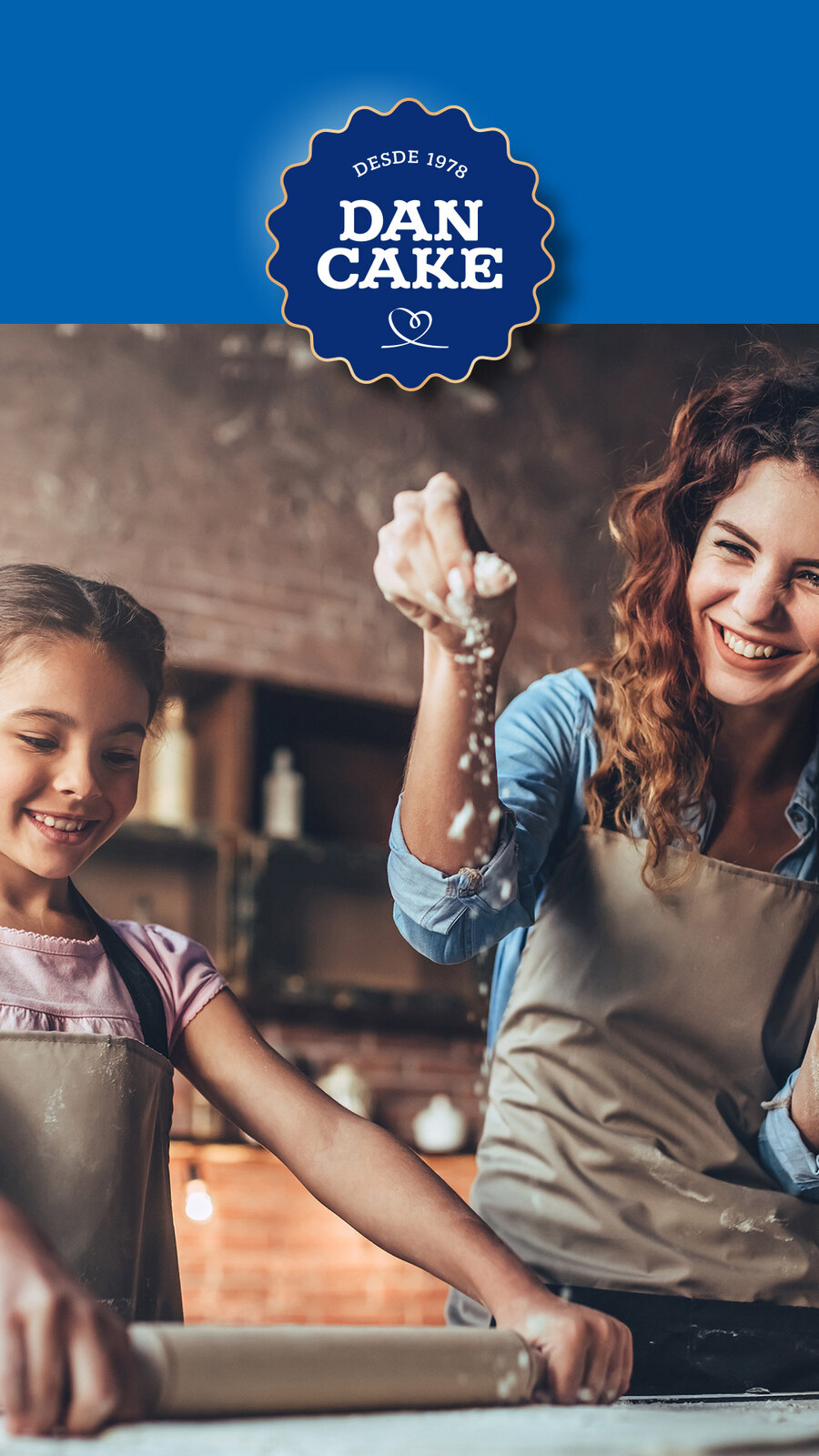 Dancake — mãe e filha a cozinhar