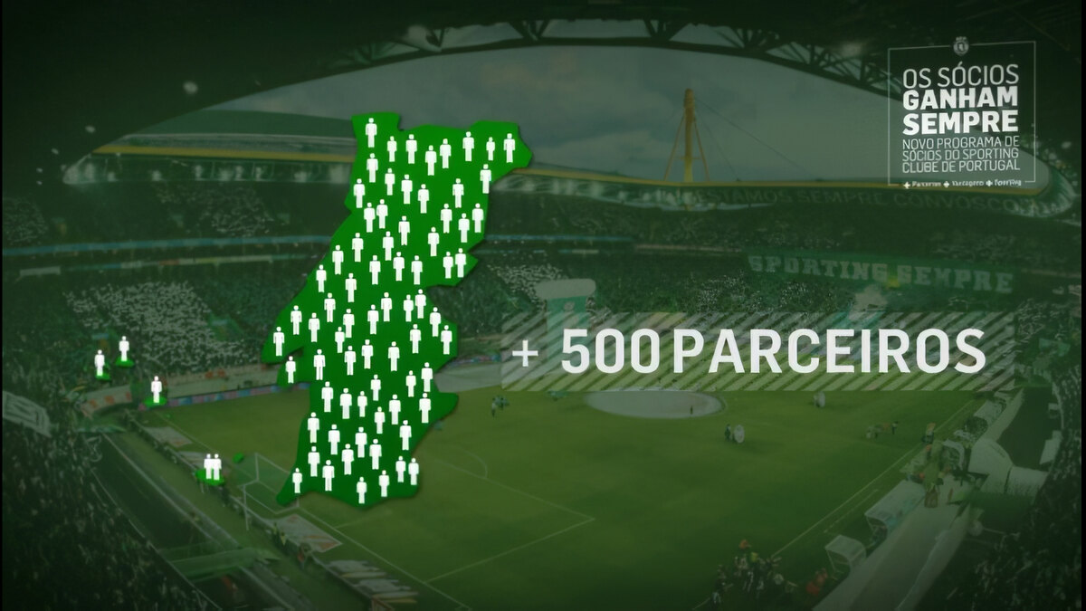 Sporting CP — mais de 500 parceiros